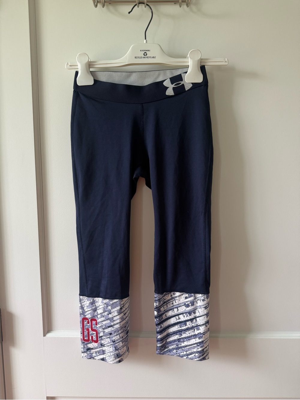 Under Armour Gonzaga University Kids Cropped Leggings